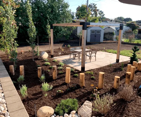 Custom interlock patio